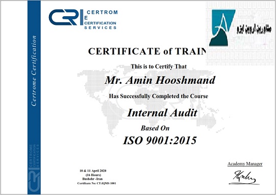 دوره ایزو 9001